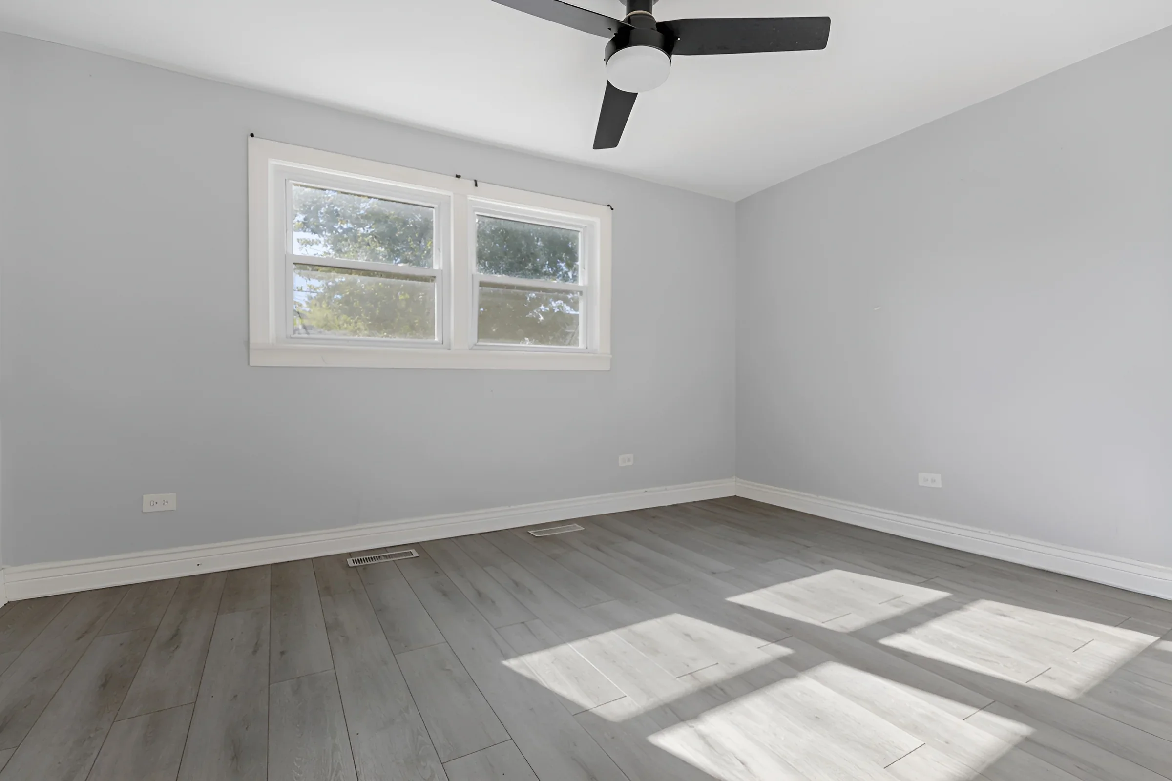 Bedroom three, fully refinished